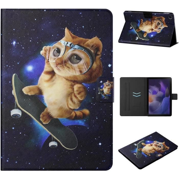 Housse Style Plage D'été Pour Lenovo Tab M10 Plus 3e Gen 10.6" 2022 - Cuir PU Fin, Support Intégré, Motifs Esthétiques