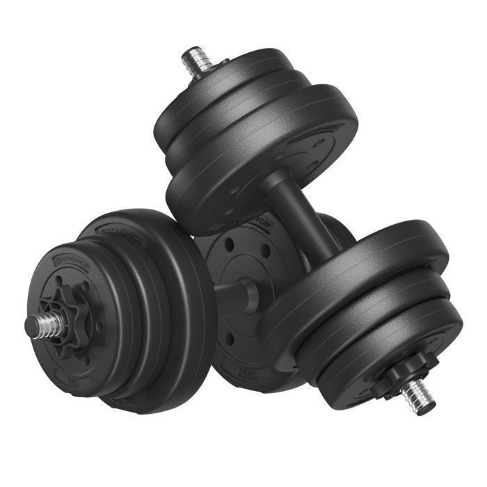 Honeyhouse Lot De 2 Barres D'haltères Universelles De 40 Cm, Barre D