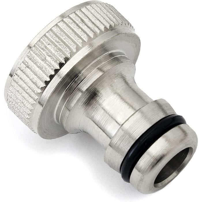 Adaptateur Laiton 3/4 Vers 1/2 Pouce – Avec 6 Joints Caoutchouc – Pour Tuyauterie Eau, Arrosage, Chauffage – Haute Qualité