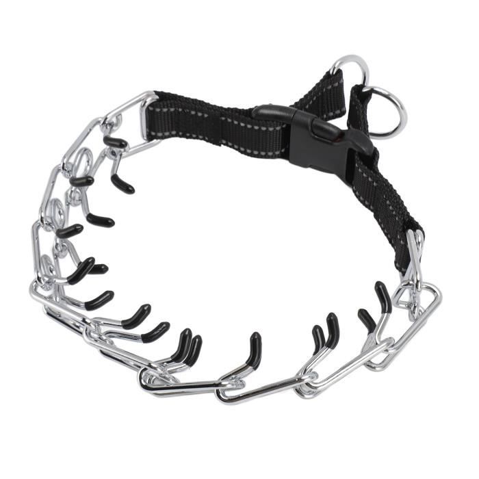 Collier de dressage pour chien à griffes - SURENHAP - 0,3x50cm - Noir - Pour chien - Réfléchissant