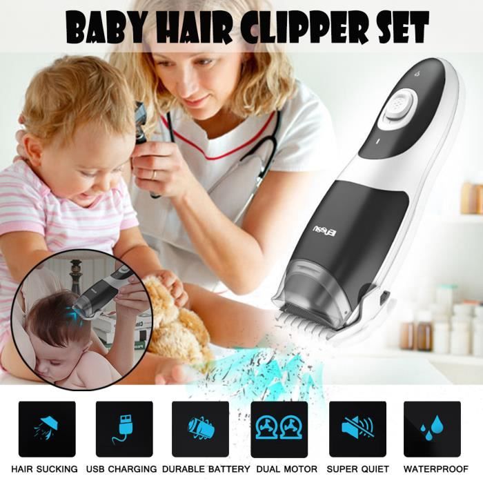 Kit Tondeuse A Cheveux Bebe Es969e Usb Etanche Aspiration Automatique Cheveux Cdiscount Electromenager