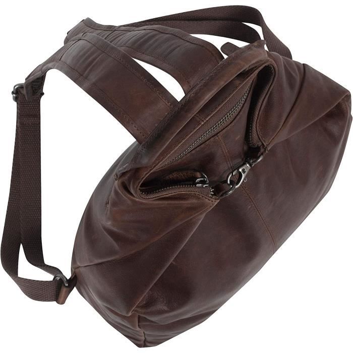 The Chesterfield Brand Cow Wax Pull Up Luisa Sac A Main Porte Dos C58 033501
