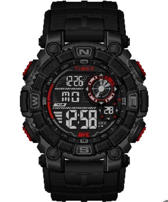 Montre Timex - Hommes - TW5M53700 - Etanche 5 Atm - Bracelet en Plastique Noir