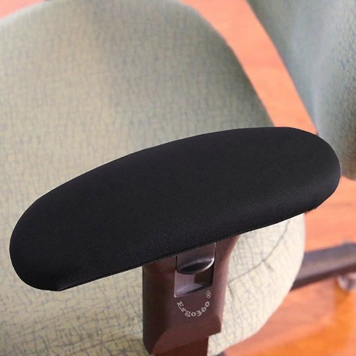 2 Pièces Coussin D'Accoudoir Chaise Mousse Mémoire De Forme – Repose-Bras Confortable Avec Sangle Ajustable