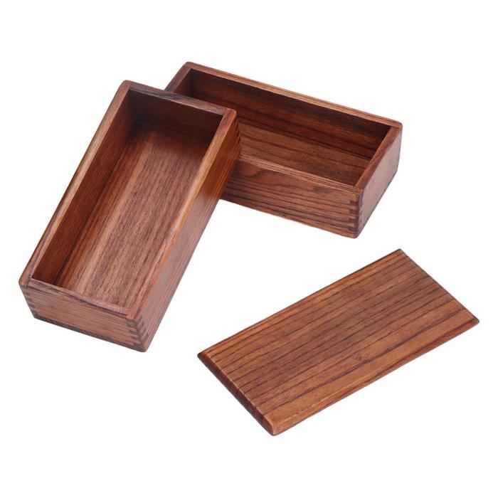 Moule à Sushi En Bois (Oshizushi) - Presse Rectangulaire Pour Faire Des Sushis Maison - Kit En Bambou Avec Accessoires - 3
