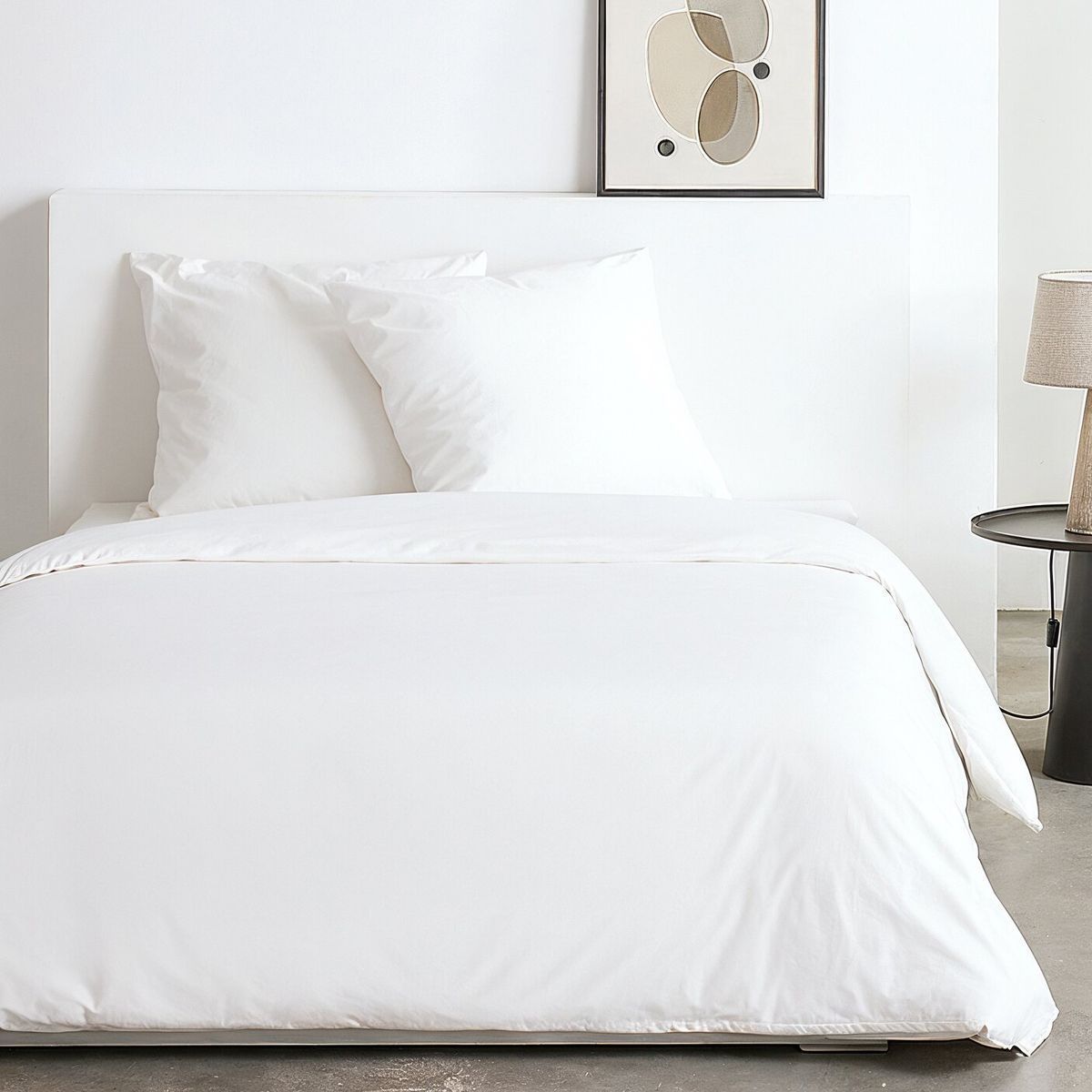 Housse de couette 220x240 cm Essential lavé 2 taies 63x63 cm - vue 4