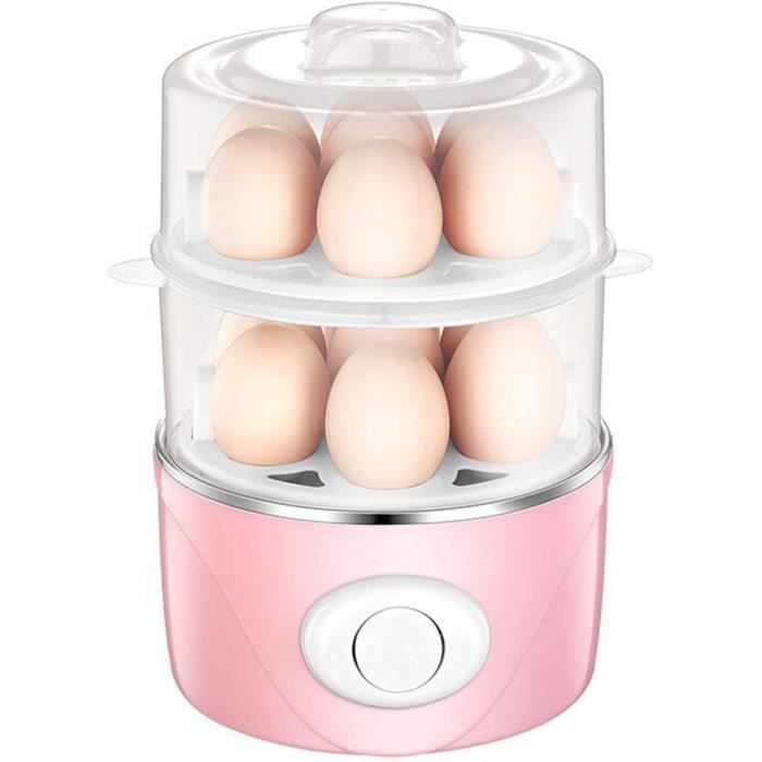 Egg Cooker, Machine À Oeufs Électrique Double Couche De 350 W Vapeur De Chaudière