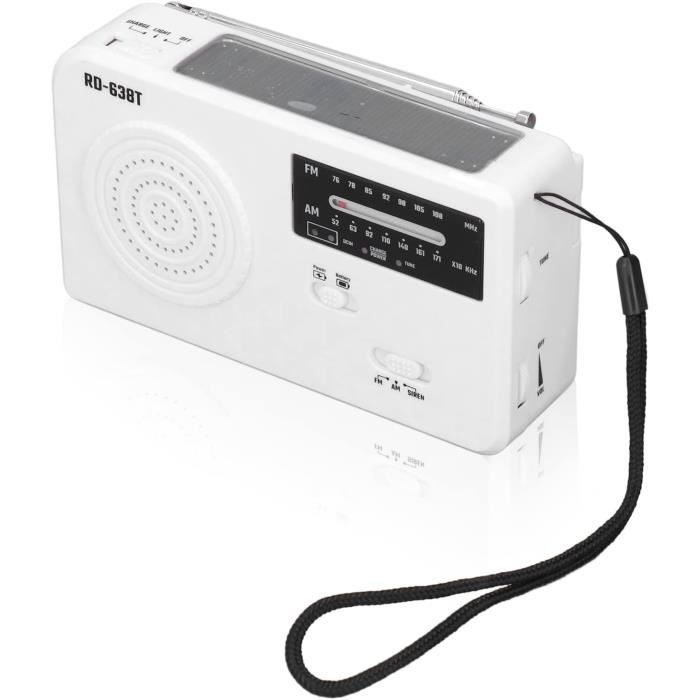 Lampe De Poche Solaire, Manivelle Lampe De Poche Rechargeable À Énergie