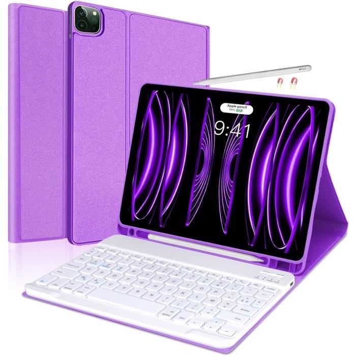 Coque Clavier Pour IPad Air 11" M3 2025 / M2 2024 - Avec Trackpad, AZERTY, Protection Complète