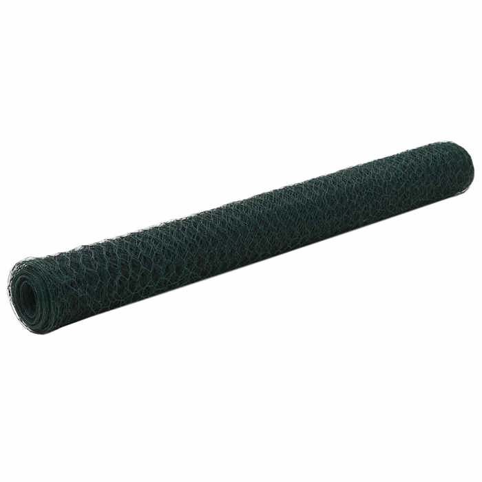 vidaXL Grillage Acier avec revêtement en PVC 25x1 2