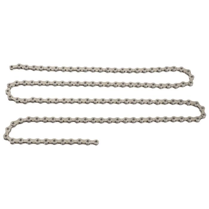 HOUSON Chaîne De Vélo Acier Inoxydable – 116 Maillons – 1/2 X 11/128 – Compatible 6/7/8/18/21/24 Vitesses – VTT, Route, Course
