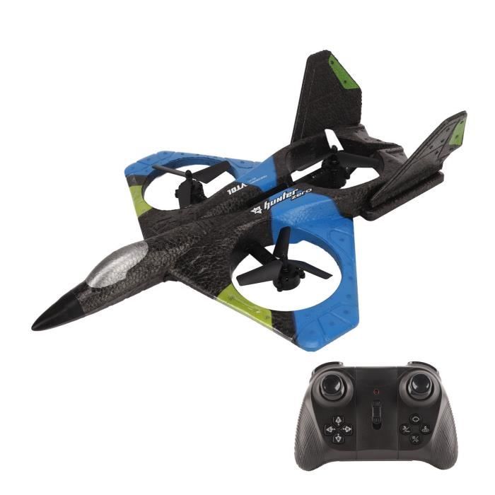 Avion Télécommandé RC F22 En Mousse EPP - 2.5CH, 2.4GHz, Avec Système Auto-stabilisant, Pour Enfants Et Débutants (bleu)
