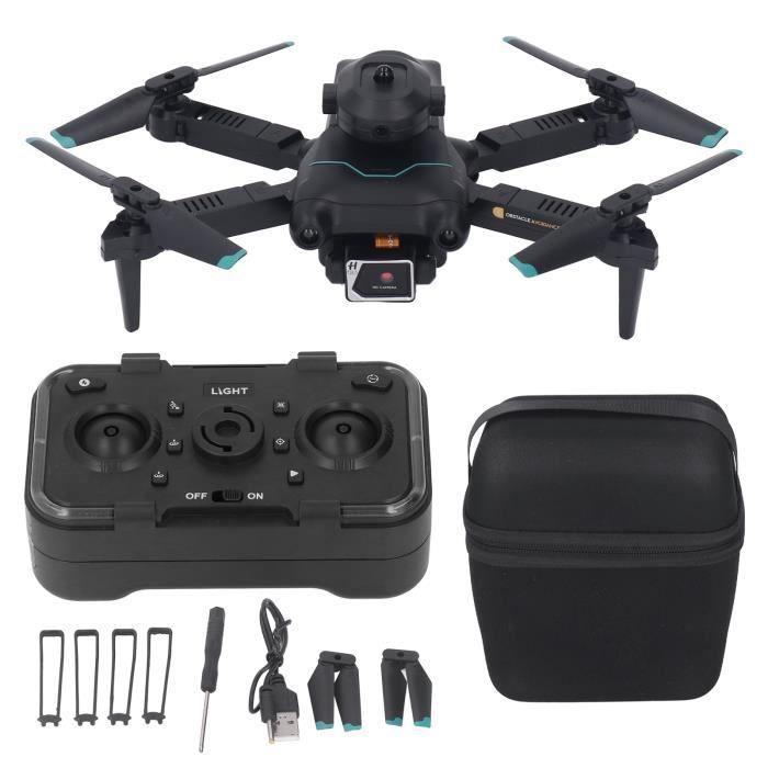 Mini Drone K9 RC Double Caméra 4K HD WiFi – Pliable, Maintien Altitude, Gestes Selfie, 360°, Vol Facile Enfant/Adulte
