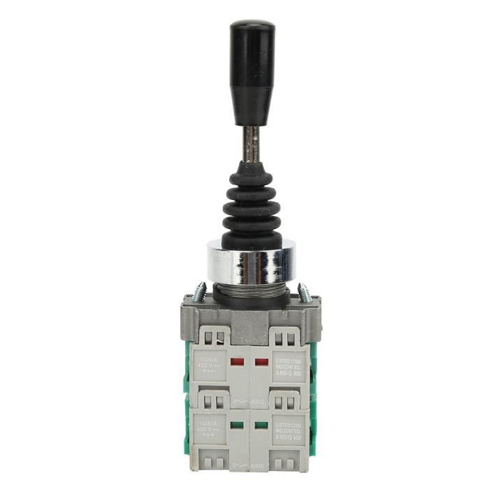 Commutateur Joystick XD2-PA22CR 2 Positions 2NO - Interrupteur Momentané Industriel