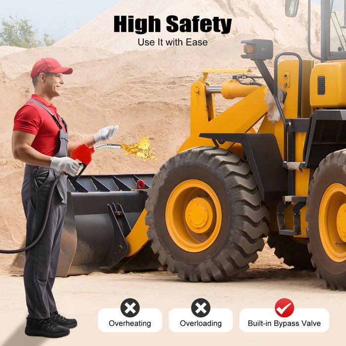 Kit De Pompe à Diesel Auto-amorçante 60L/min - Pompe à Huile Bio Automatique 230 V - Pompe à Fioul Universelle 550 W Avec Tuyau - Auto