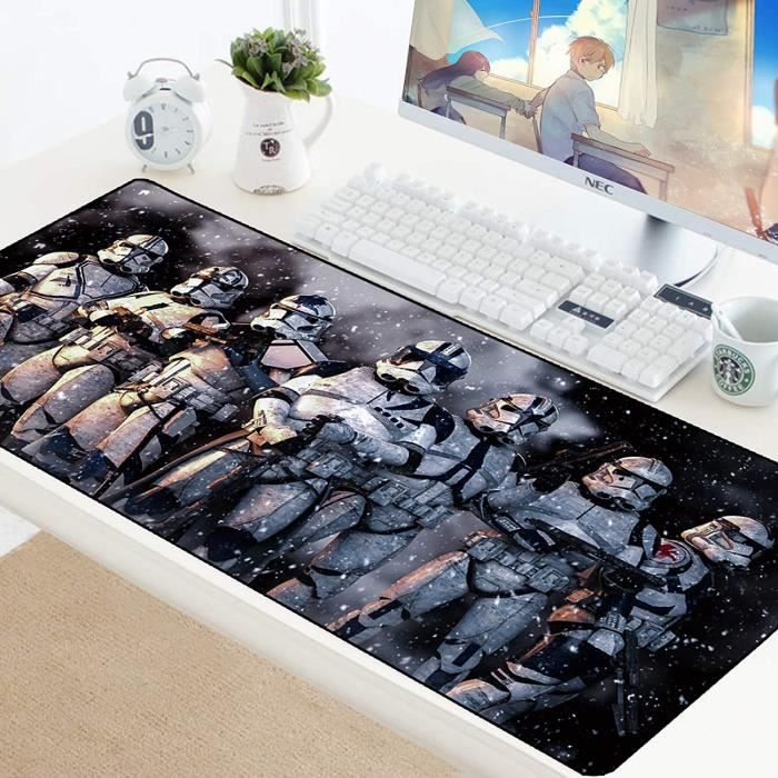 JIANG100 Tapis de souris en verre, tapis de souris en verre transparent,  clavier d'ordinateur et tapis de bureau pour ordinateur portable :  : Électronique