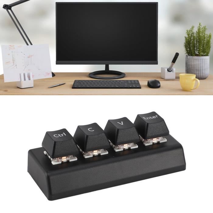 SAL mini clavier personnalisé Clavier Programmable 4 touches prenant en ...