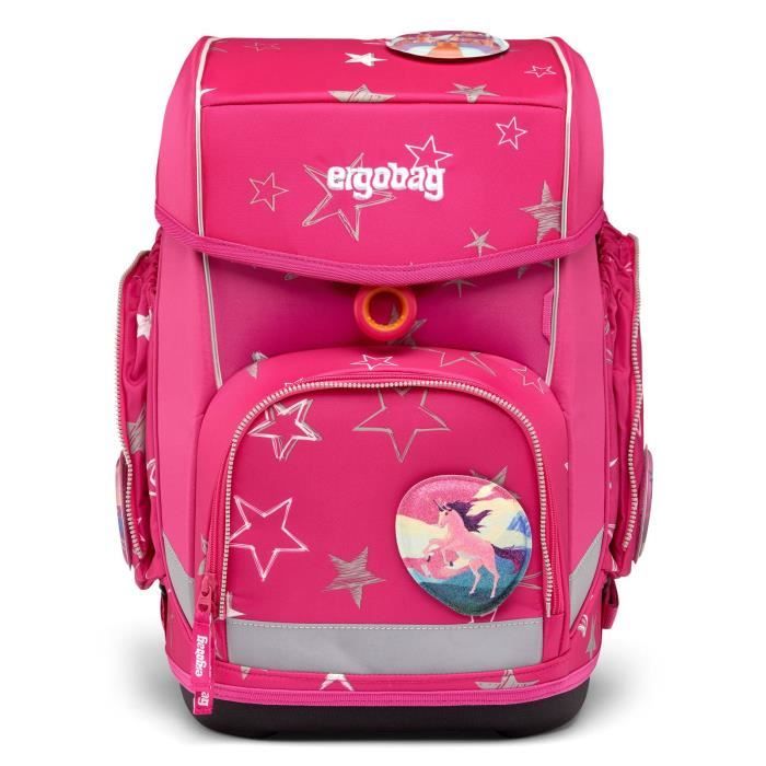 Ergobag Cubo Set 5 teilig SternzauBar 200505 sac d ecole cartable rose Cdiscount Bagagerie Maroquinerie