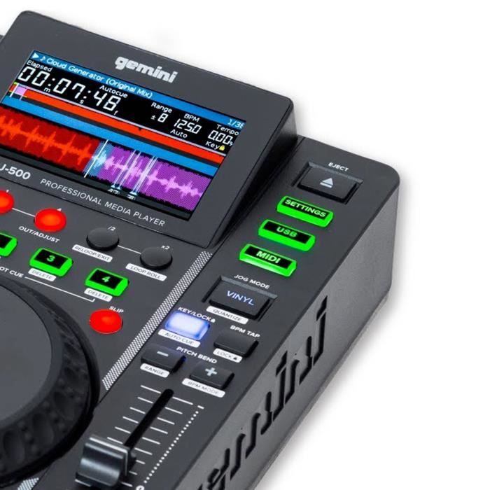 Table de mixage DJ Console de mixage 12 canaux USB/MP3/LCD