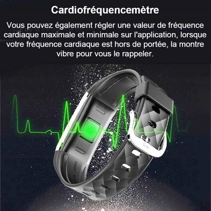 Montre Connectée, Bracelet Connecté Marqueune Podometre