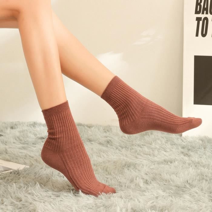 Chaussettes sales couleur femme