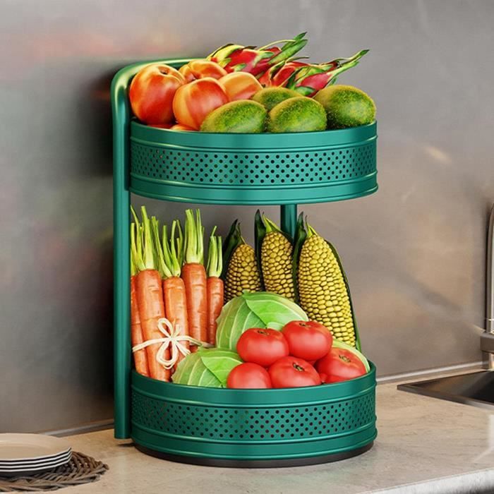 Panier Tissé En Saule MAGICLULU - Corbeille Multifonctionnelle Fruits Et Rangement Rustique
