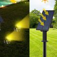 TD® Set de 3 spots LED RVB solaires d'extérieur pour jardin, terrasse, patio-Lampe solaire LED exterieur maison-Accessoire-2