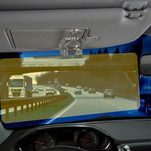 Visière Anti-Éblouissement Voiture 2-en-1 - Protection Jour/Nuit - Réduction Fatigue Oculaire - Universelle