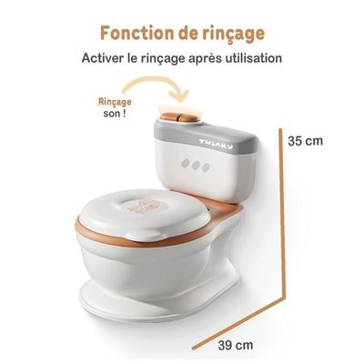 Pot Bébé Baby Einstein Tinkle & Reveal Tiger - Apprentissage De La Propreté Avec Récompense (Changement De Couleur), à Partir De 18 Mois