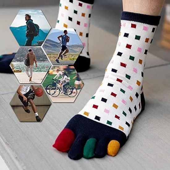 Chaussettes a doigts homme clearance