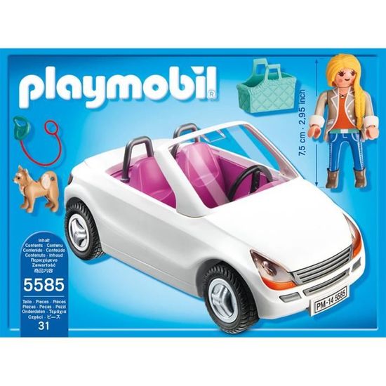 Playmobil voiture blanche clearance