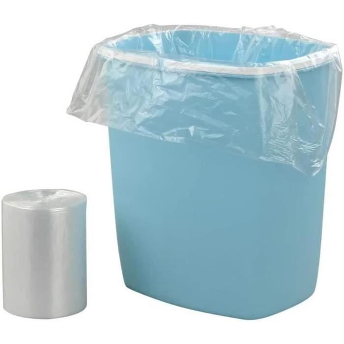 Sac poubelle transparent 50 litres par carton de 100 sacs Tri Plastiques