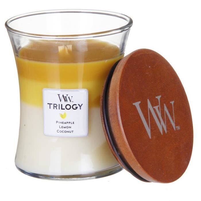 BOUGIE WOODWICK TRILOGY 'FRUITS OF SUMMER' - Cdiscount Maison