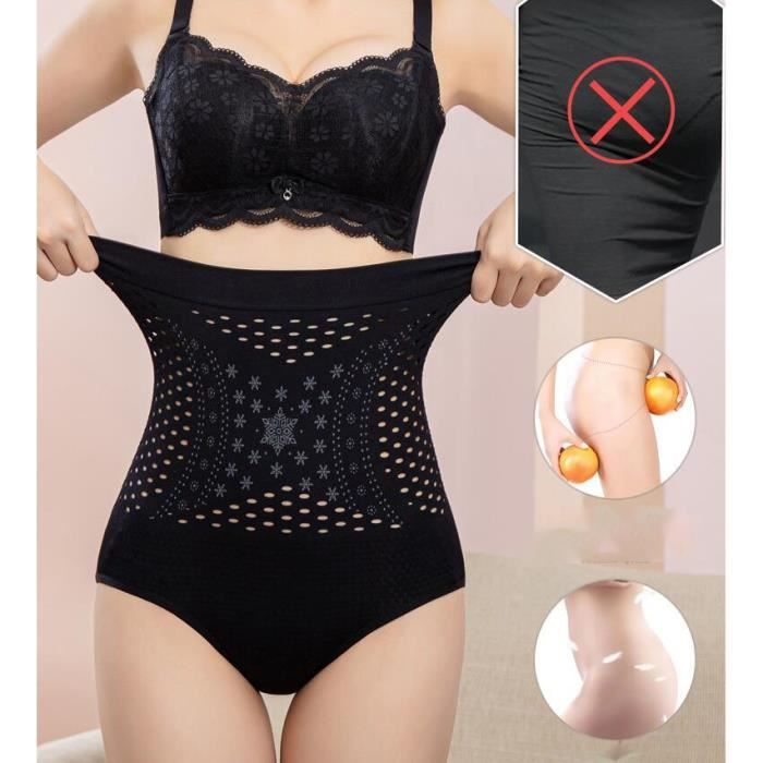 Culotte Pour Femme taille haute Fesses en dentelle féminine abdomen et