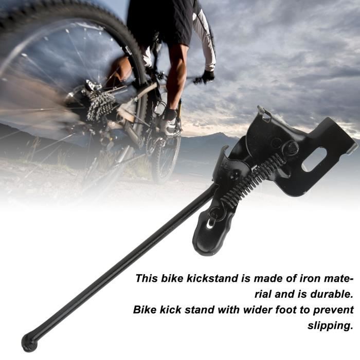 Omabeta béquille latérale Support latéral de béquille de vélo, support  central en fer 26 pouces, accessoire pour le sport velo