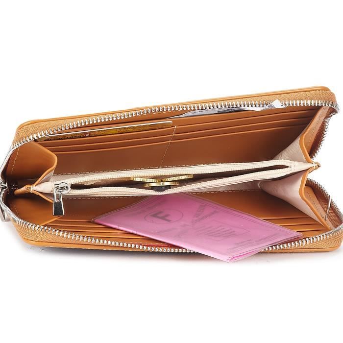 TED LAPIDUS portefeuille femme MARRON Marron Marron BROWN