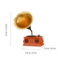 1Pc phonographe classique Vintage ornement décoration de la maison Gramophone de table pour les  PLATINE VINYLE - TOURNE-DISQUE-3