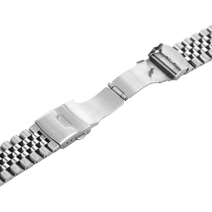 Bracelet montre outlet acier 22mm
