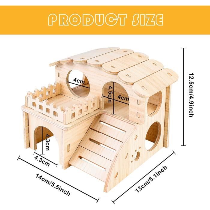 Enclos Avec Maison Pour Lapin Cage Extérieur Cochon D'inde Cage Rongeur