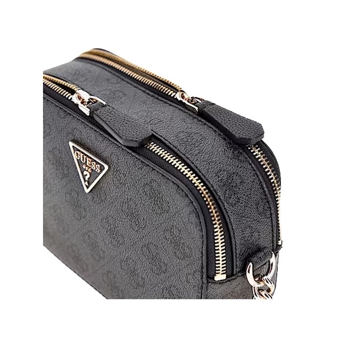 Sac à épaule bandoulière GUESS Noelle Noir Gris foncé