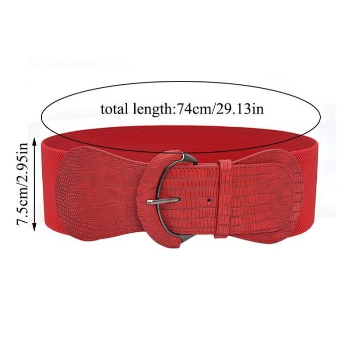 Femme Taille Haute Hip Métal Or Chaîne Robe en Ceinture Cercle Noeud Cravate À S