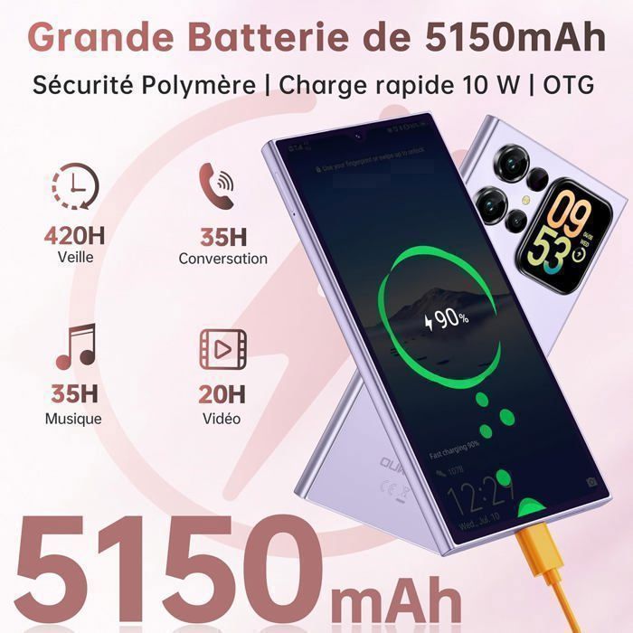Telephone Portable OUKITEL C62 16GB+128GB 6,88