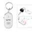 LED argent clé Finder localisateur trouver perdu porte-clés porte-clés contrôle du son sifflet porte-clés