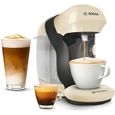Machine à café multi-boissons compacte Tassimo Style - BOSCH TAS1107 - Coloris Vanille - 40 boissons - 0,7l - 1400W-0