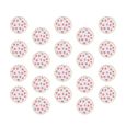 20 pièces 7 pouces assiettes en papier vaisselle de fête de fruits assiette en créative fournitures de pour la  ASSIETTE-0