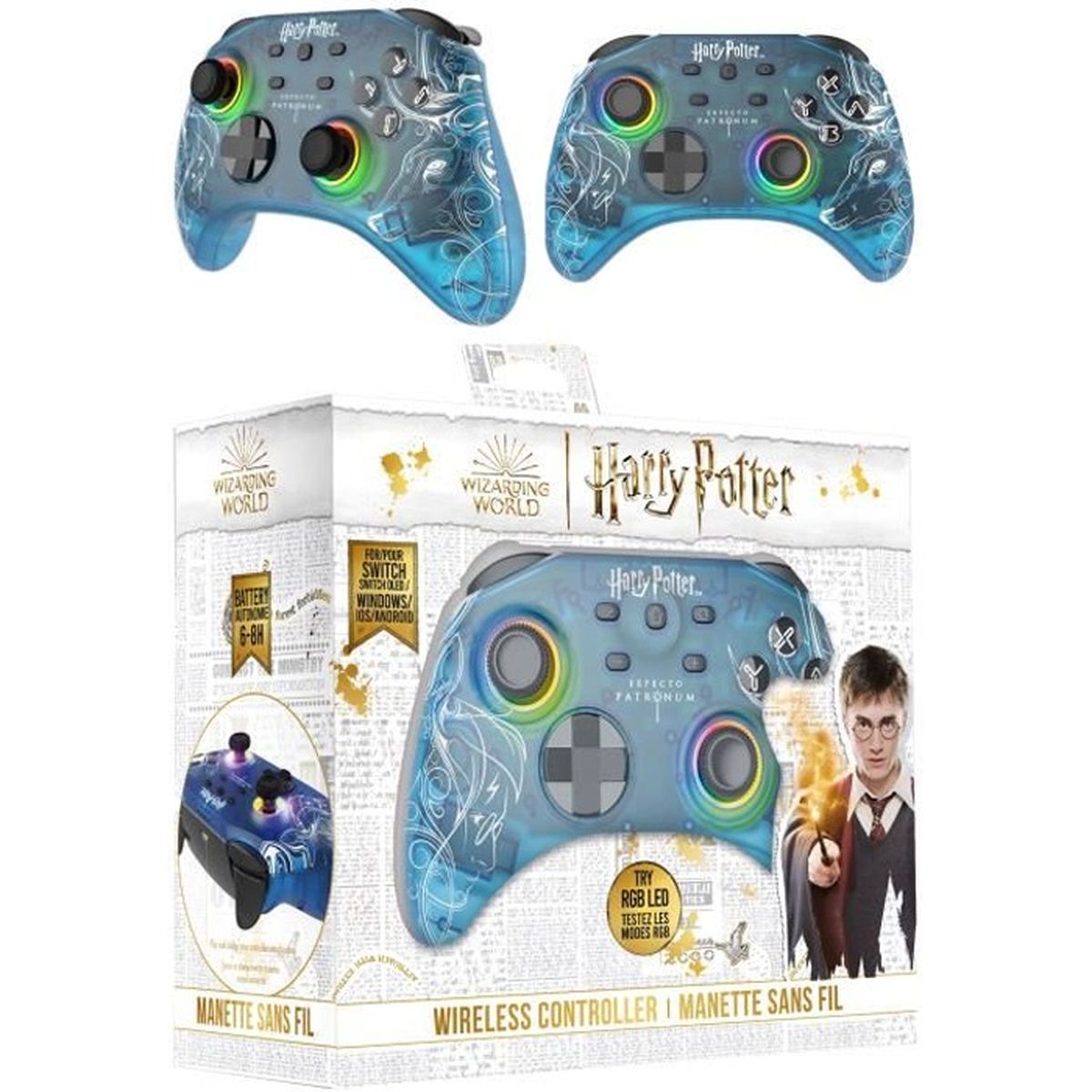 Manette Sans Fil Nintendo Switch Pro Controller Bleue - Ouverte Jamais Utilisée, état Neuf