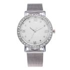 RMEGA Montre Femme à Quartz Montre Bracelet Femme de Luxe - Acier - Argent