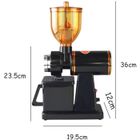 EXBON O2U Moulin à café électrique-broyeur à café expresso 110V-220v-35x15x25cm-noir