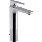 Mitigeur lavabo haut Jacob Delafon Aleo+ avec vidage en métal chromé