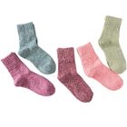 Naisidier 5 Paires Chaussettes Femme Hiver Chaussettes Femme Fantaisie Chaude Chaussettes Laine Tissé Cachemire (5)
